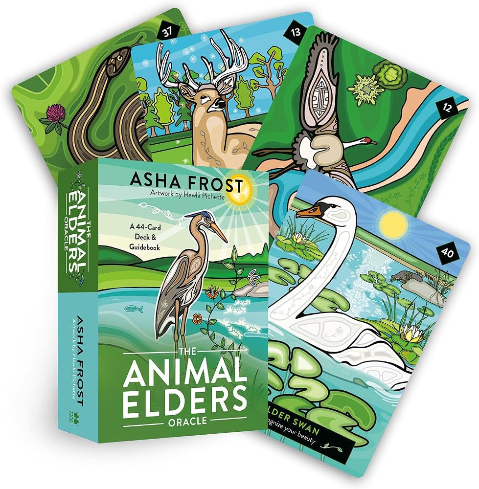 The Animal Elders Oracle 44 Card Deck & Guidebook | Asha Frost
