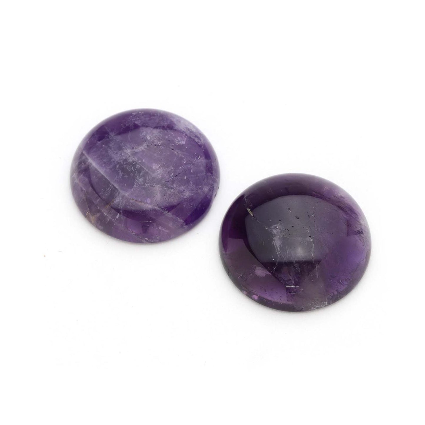 Amethyst Coin Cabochons
