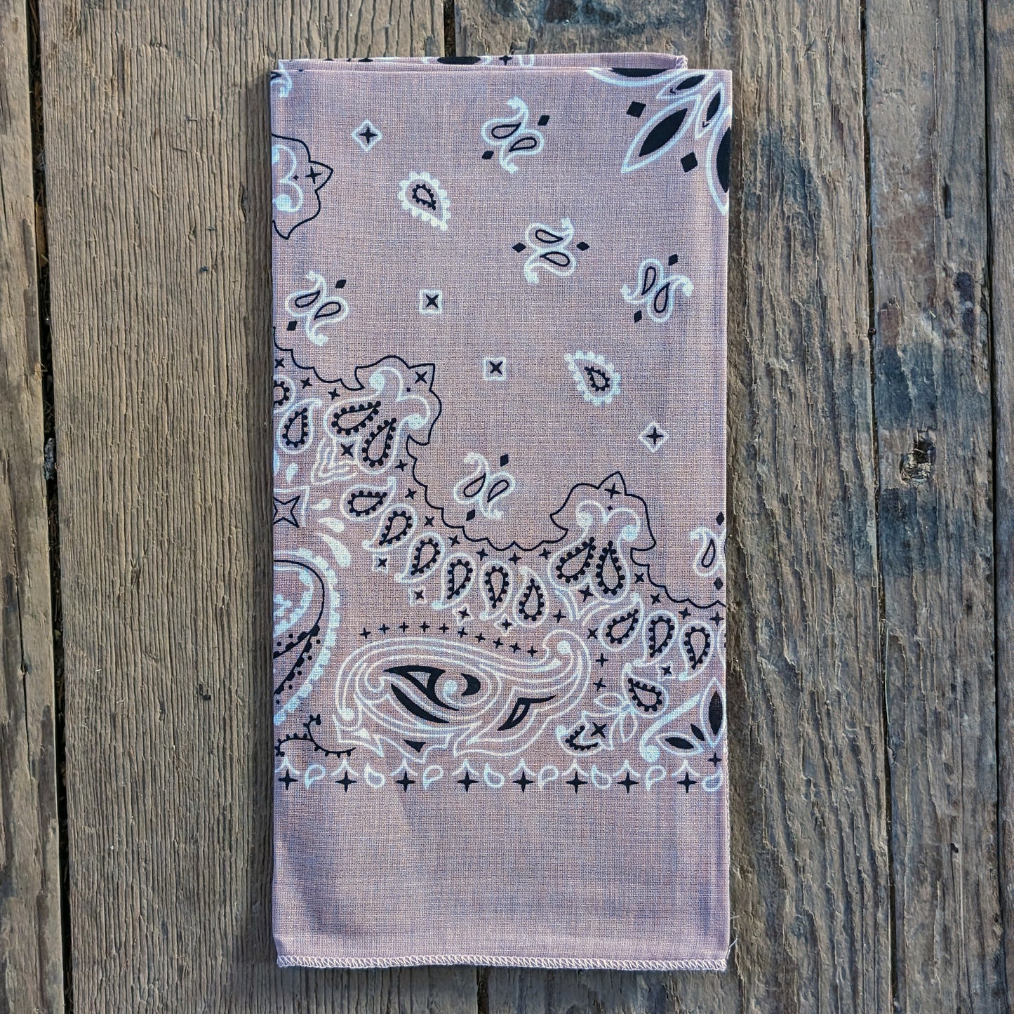 Paisley Bandanas in Dusty Rose