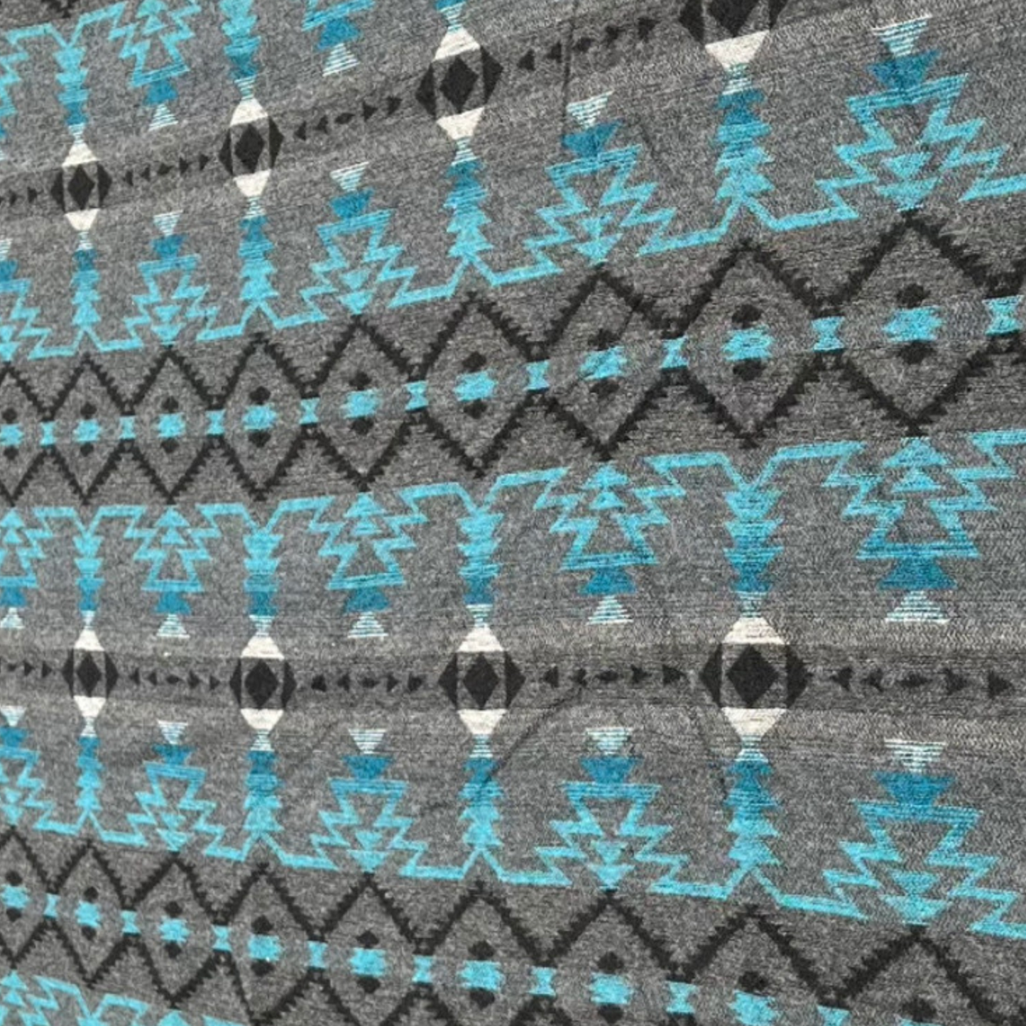 Turquoise Horizon Throw Blanket