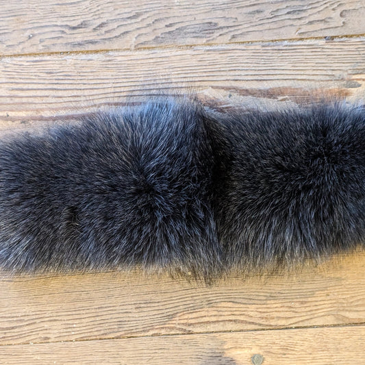 Coyote Fur Stripping in Grey