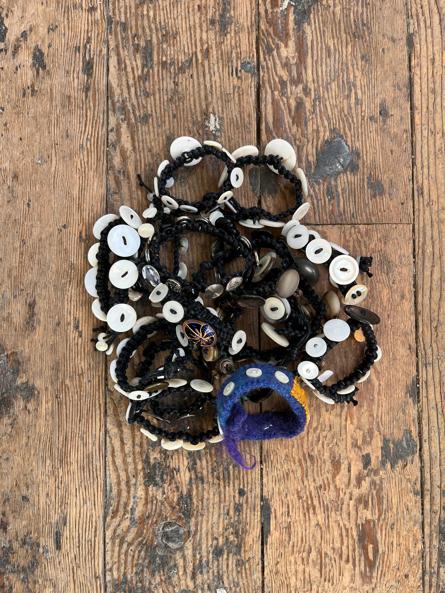 Various Button Bracelet