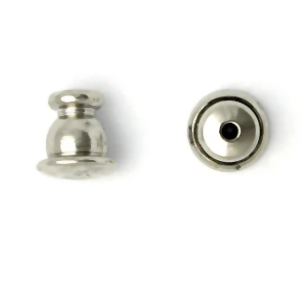 Silver Plated Clutch Ear Nuts