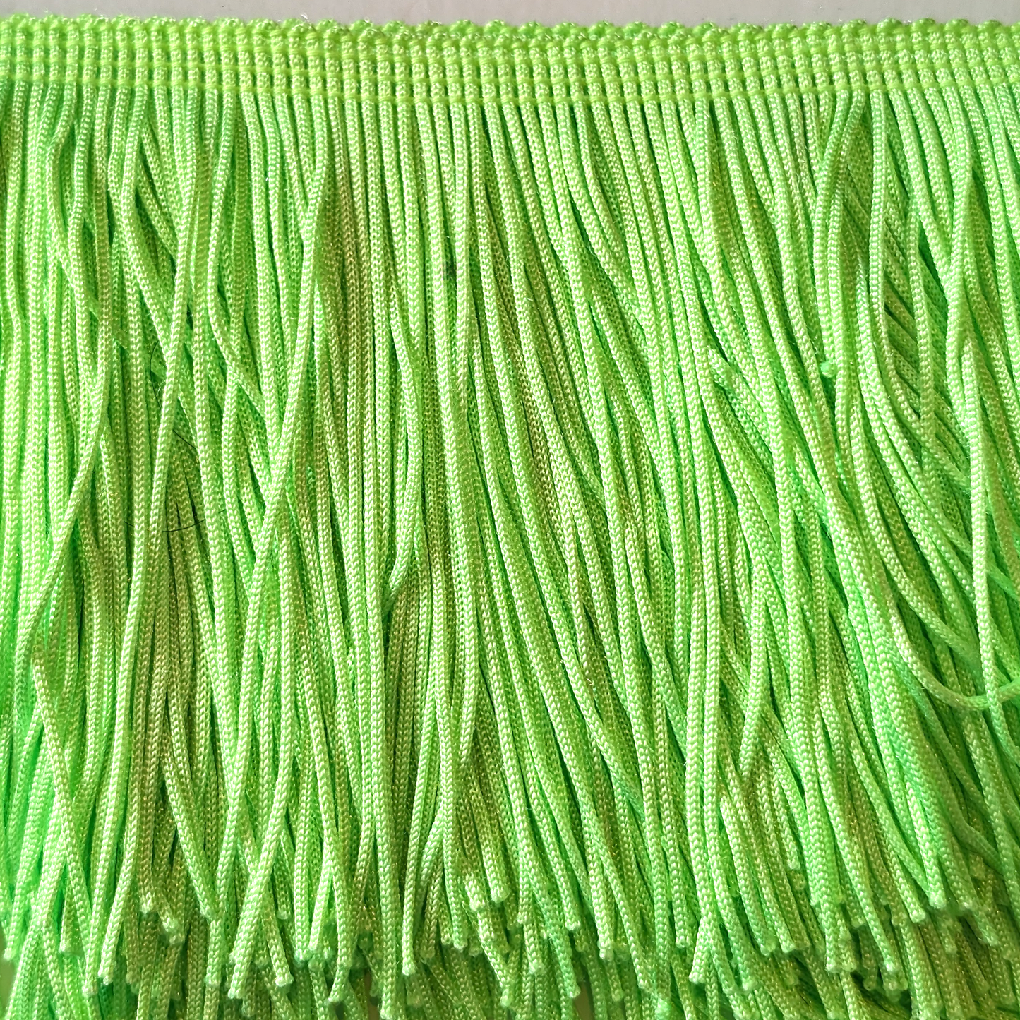 Chorded Fringe in Neon Green