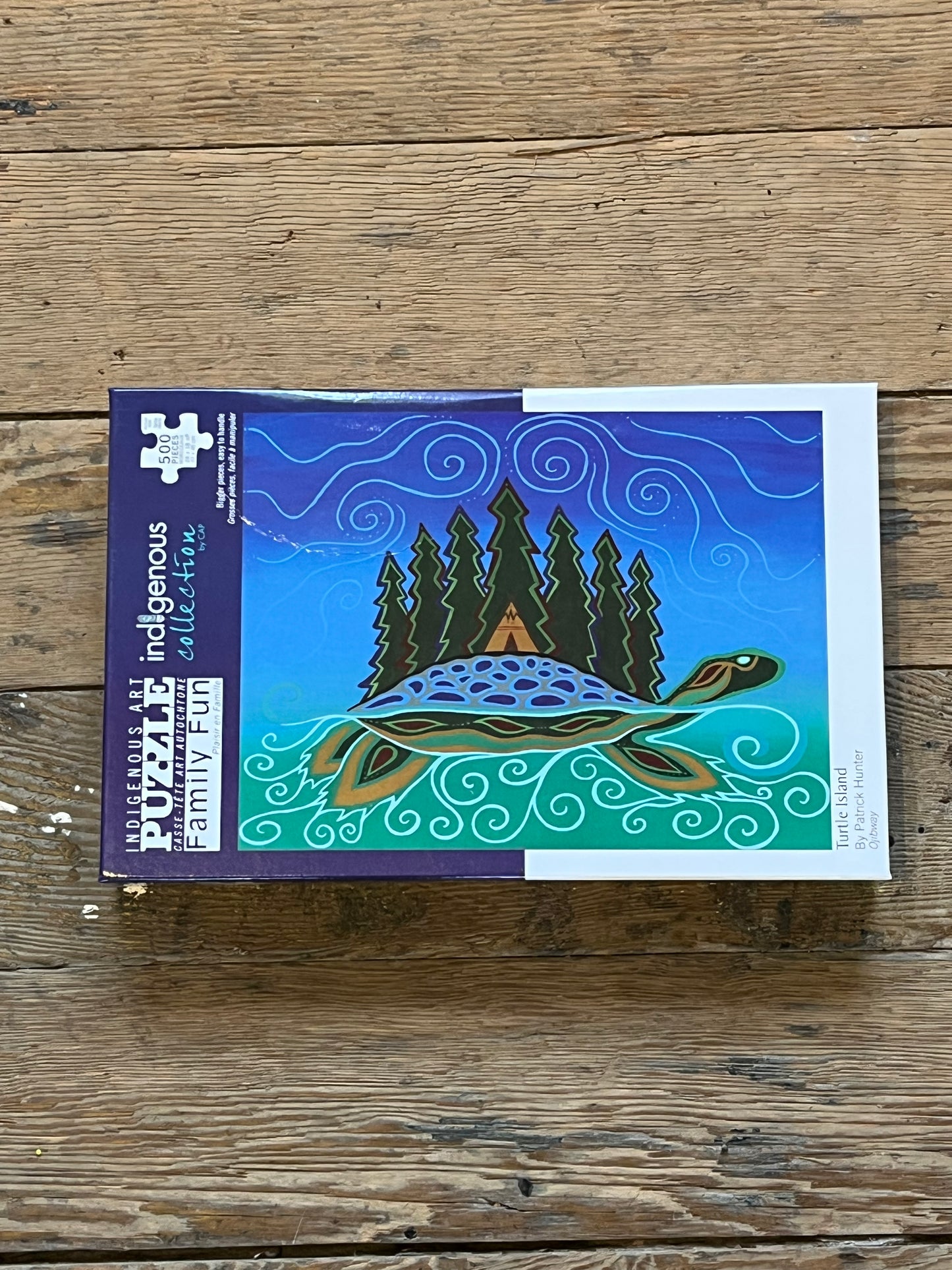 Turtle Island Indigenous Art Puzzle