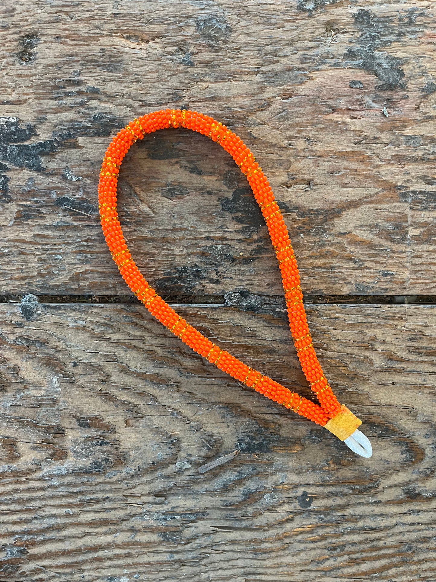 Orange Lanyard