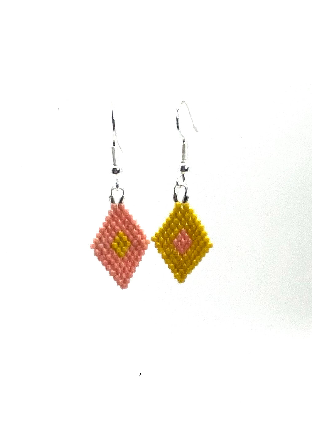 Cutie little Pink and Yellow Earrings