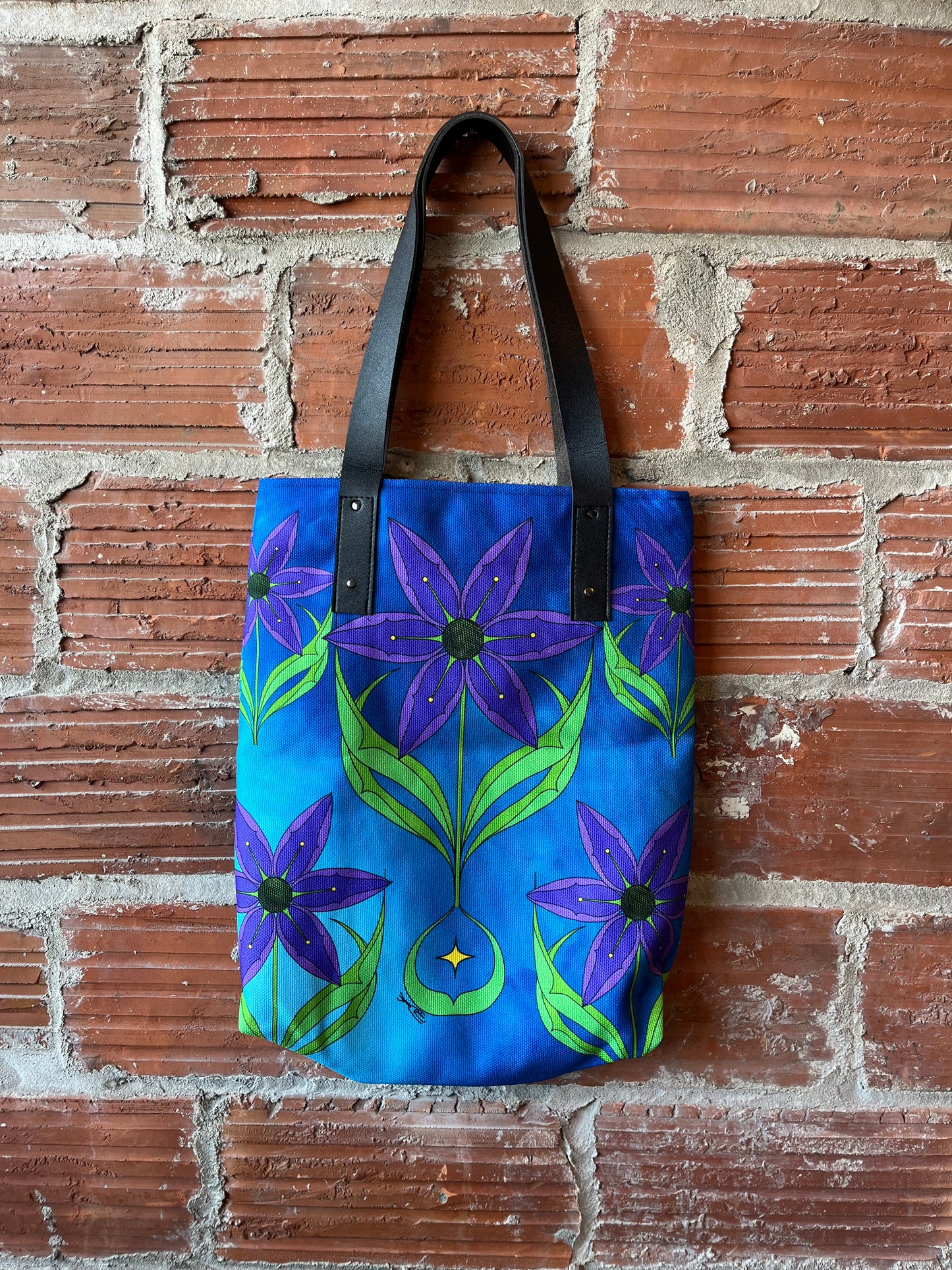 Blue Camas Tote Bag