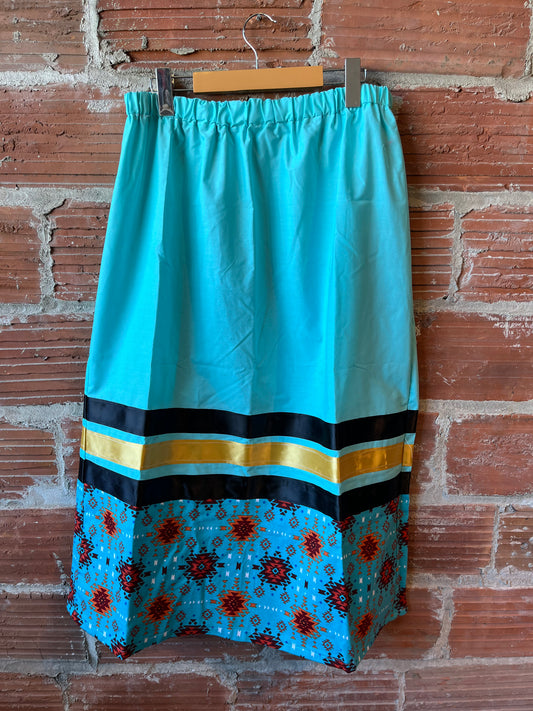 Turquoise Adult Ribbon Skirt