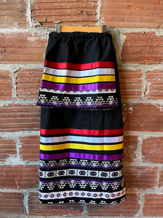 Purple & Black Ribbon Skirt Mom & Baby Set (Copy)