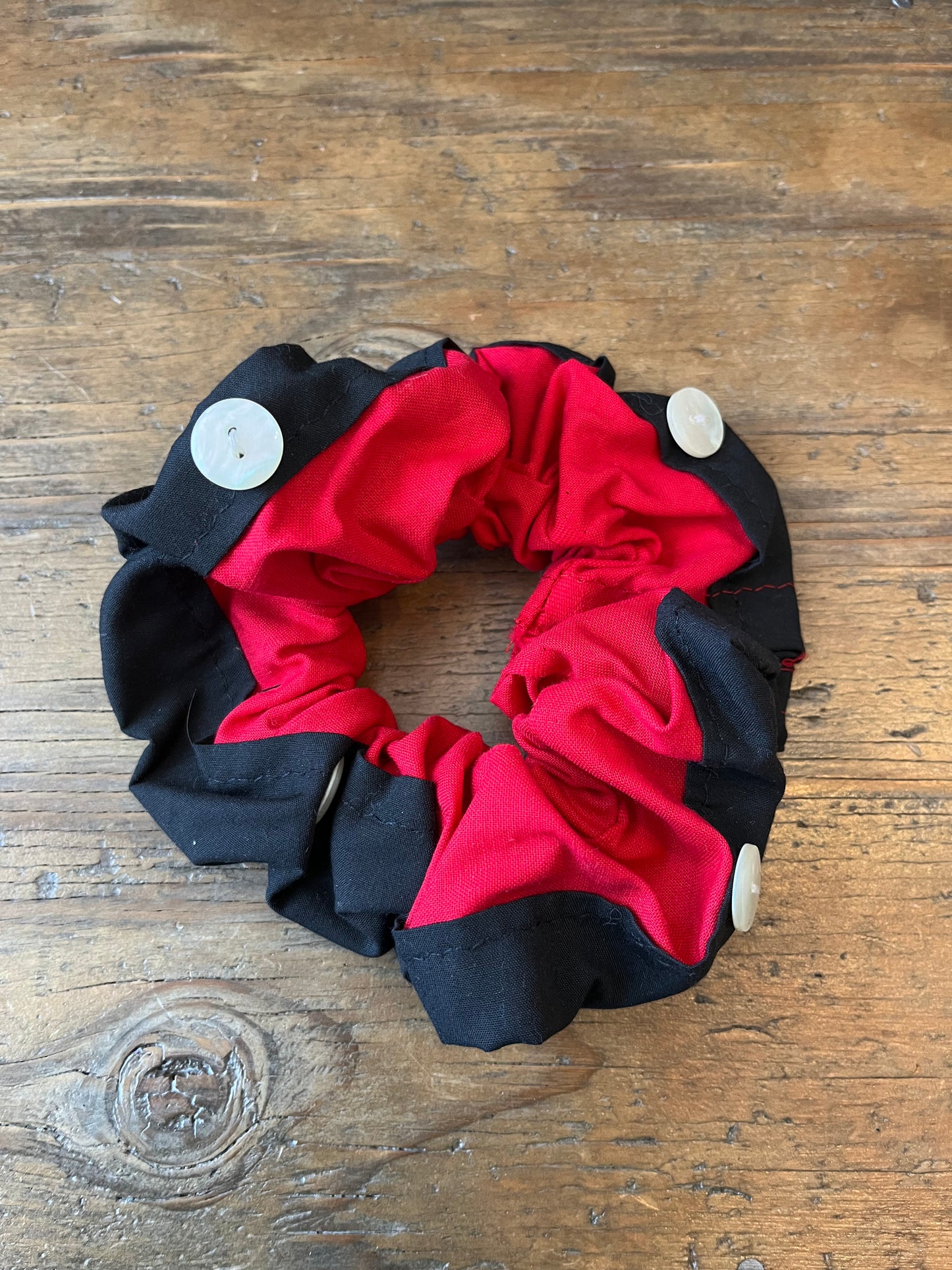 Button Blanket Inspired Scrunchie