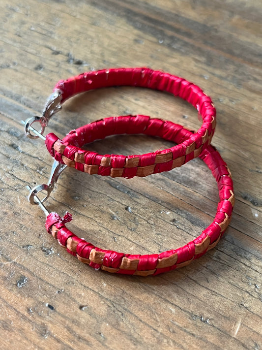 Small Red Cedar woven hoops