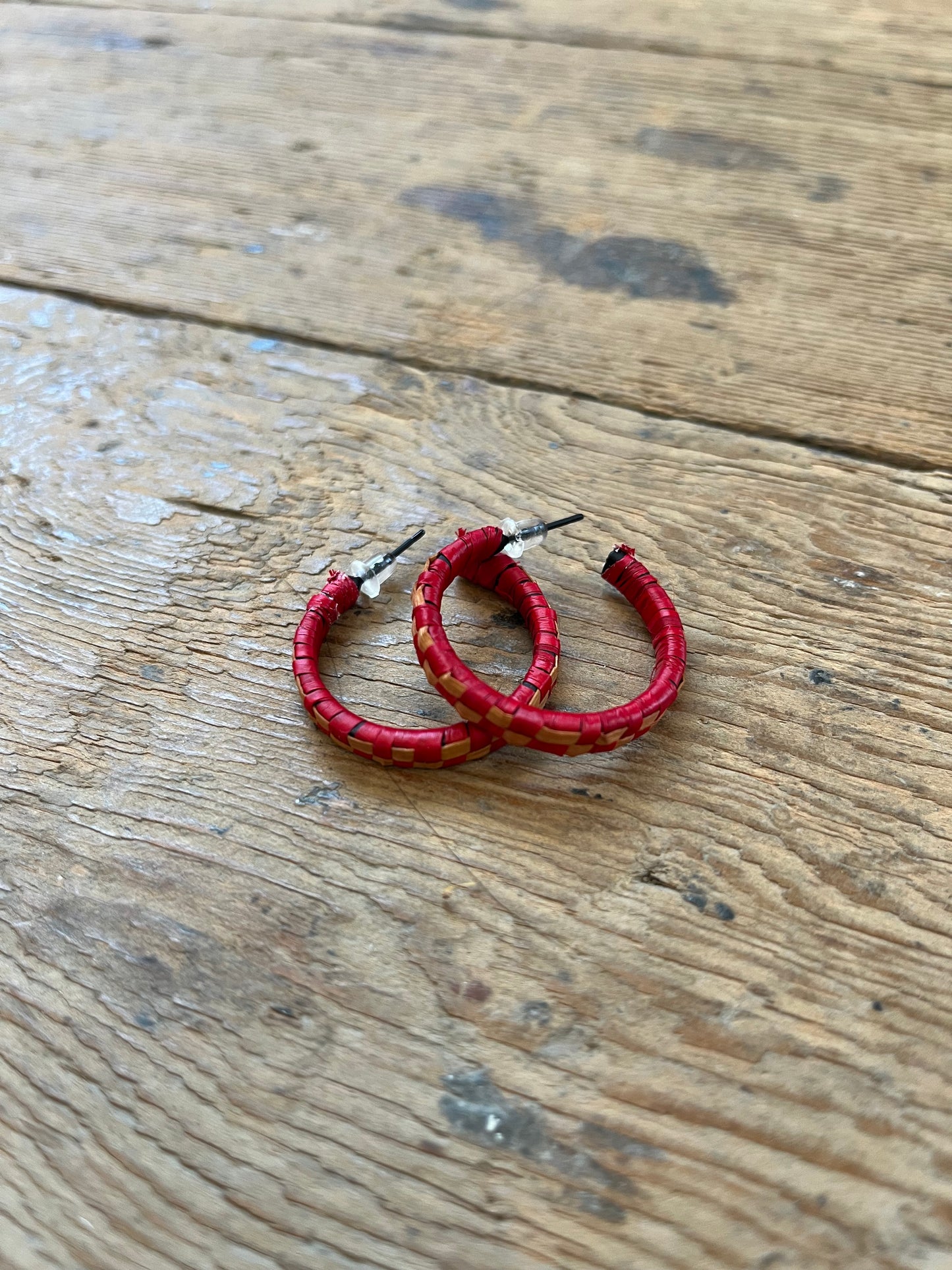 Tiny Red Cedar woven hoops