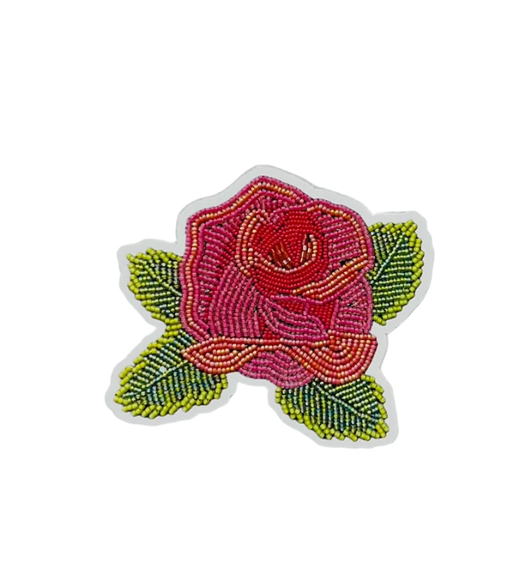 Beaded Rose Sticker