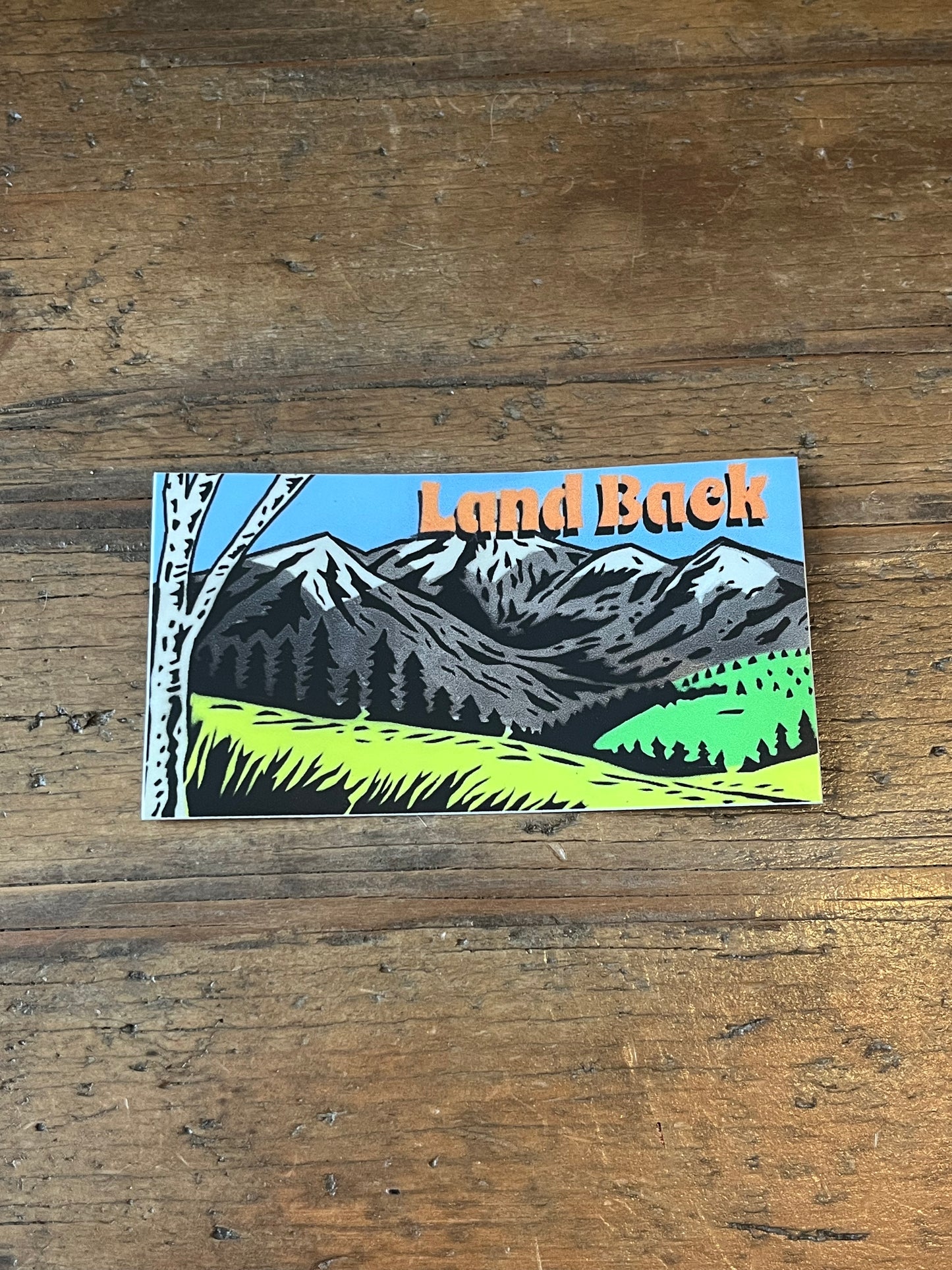 Land Back Landscape Stickers