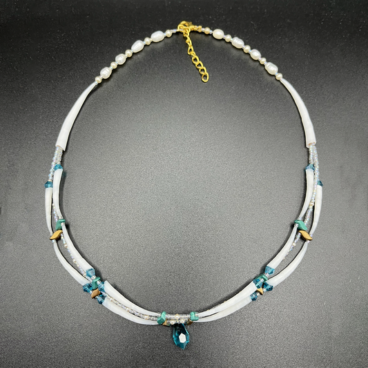 Fresh Water Dentalium Necklace