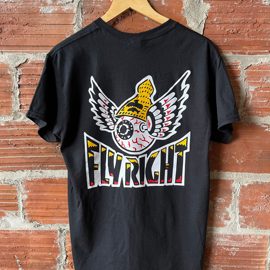 "Fly Right" Black T-shirt