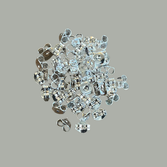 Fine Silver Plated Earnut