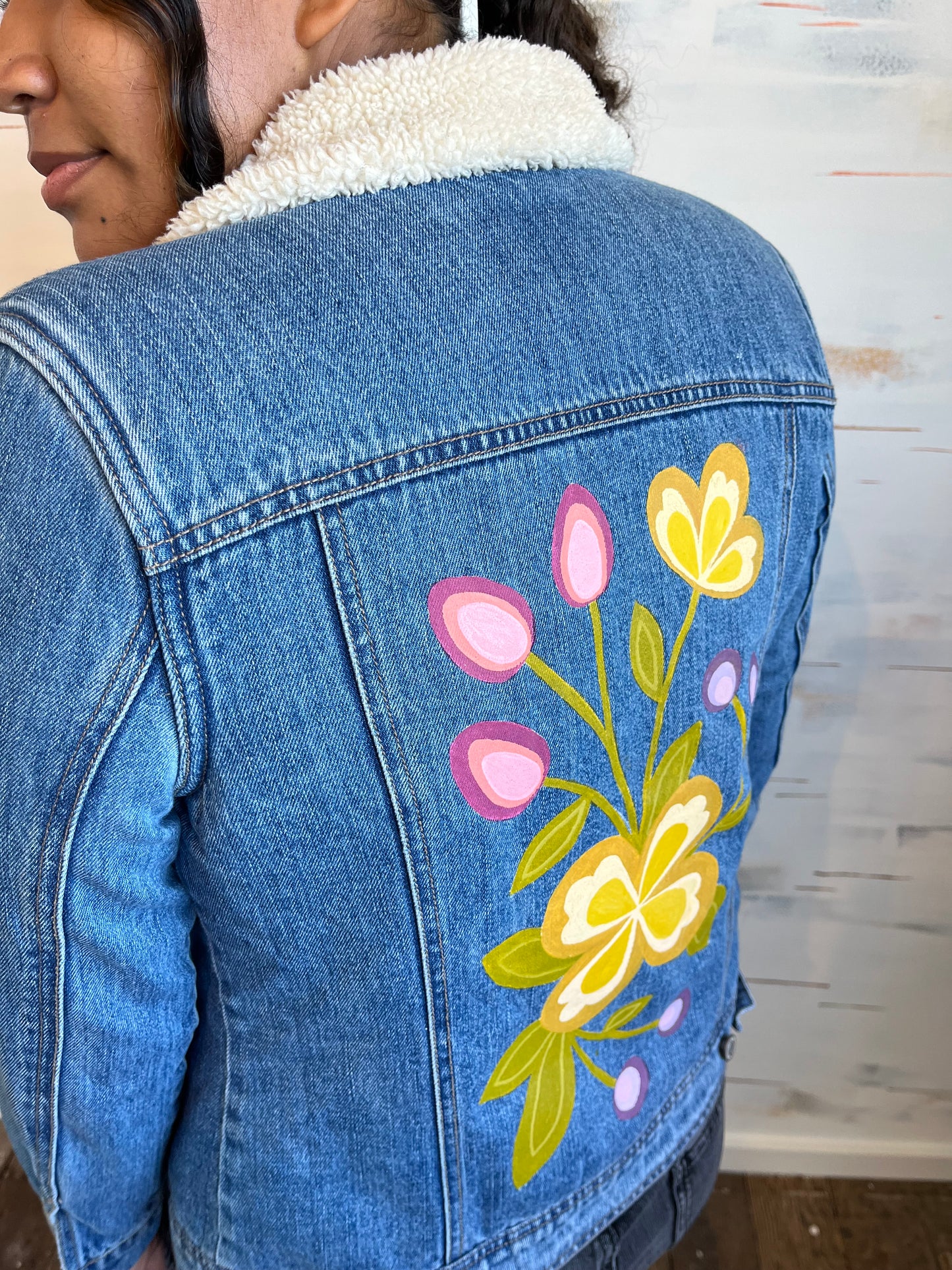 Metis Floral Denim Jacket