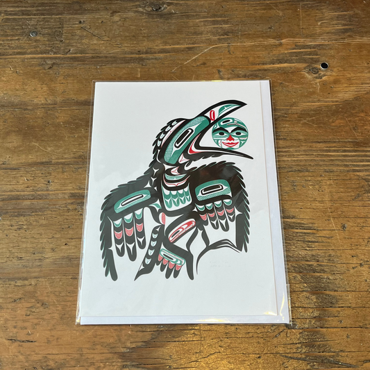 Raven Greeting Card | Patrick Amos