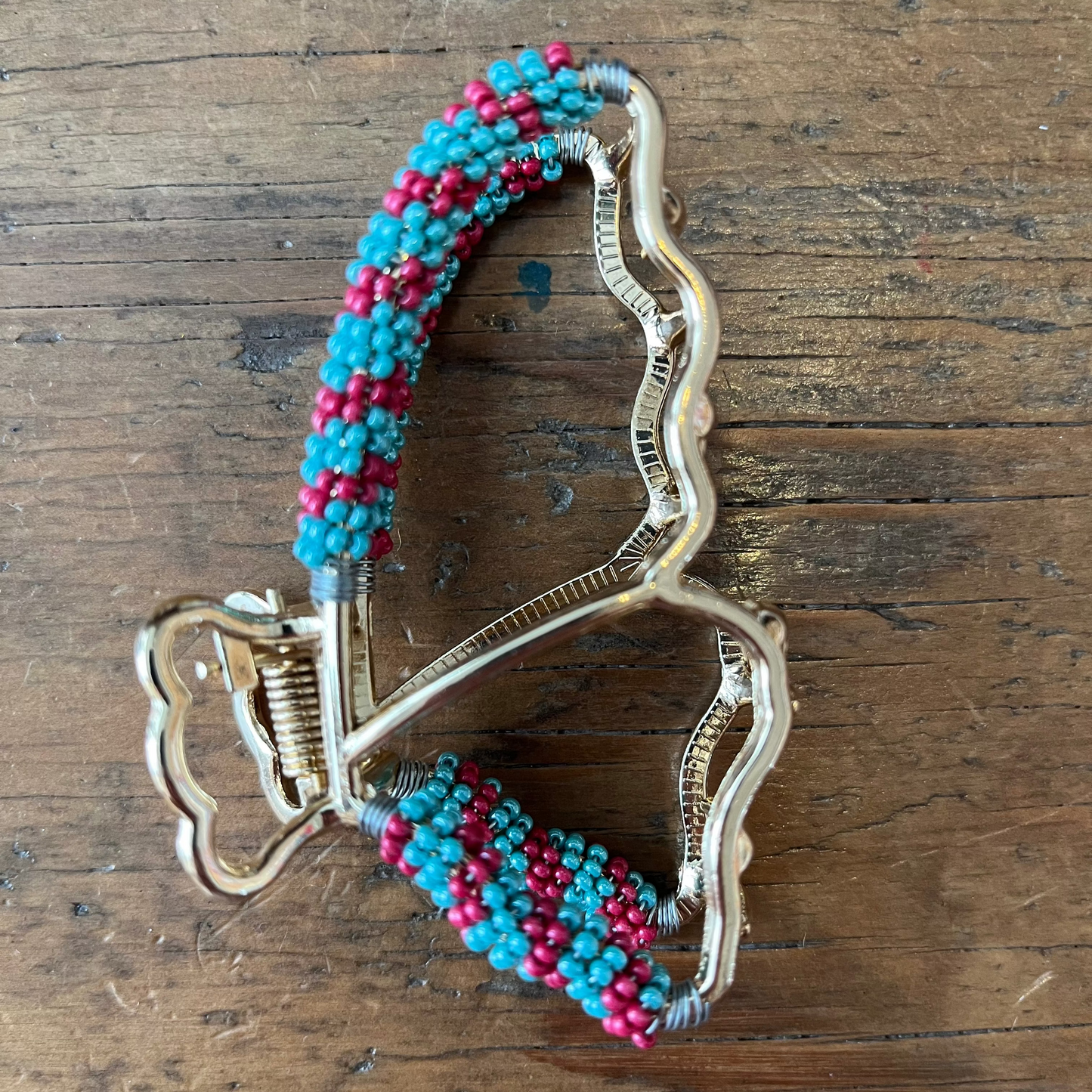 Beaded Hair Clip