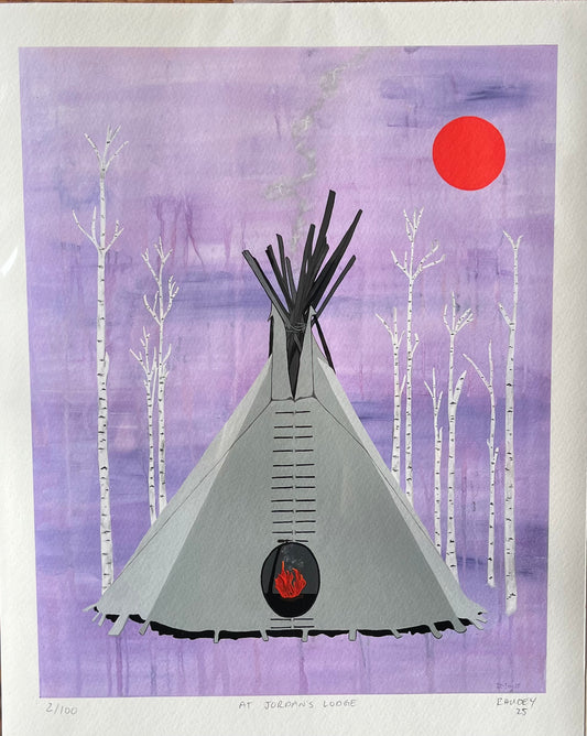 At Jordan's Lodge Large Print / Giclee Print