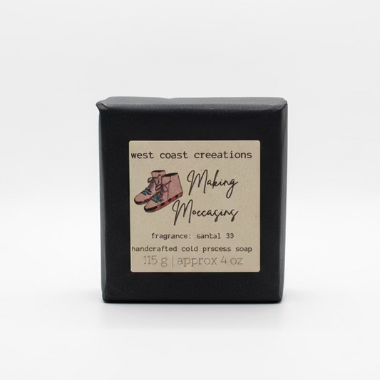 Making Moccasins Soap