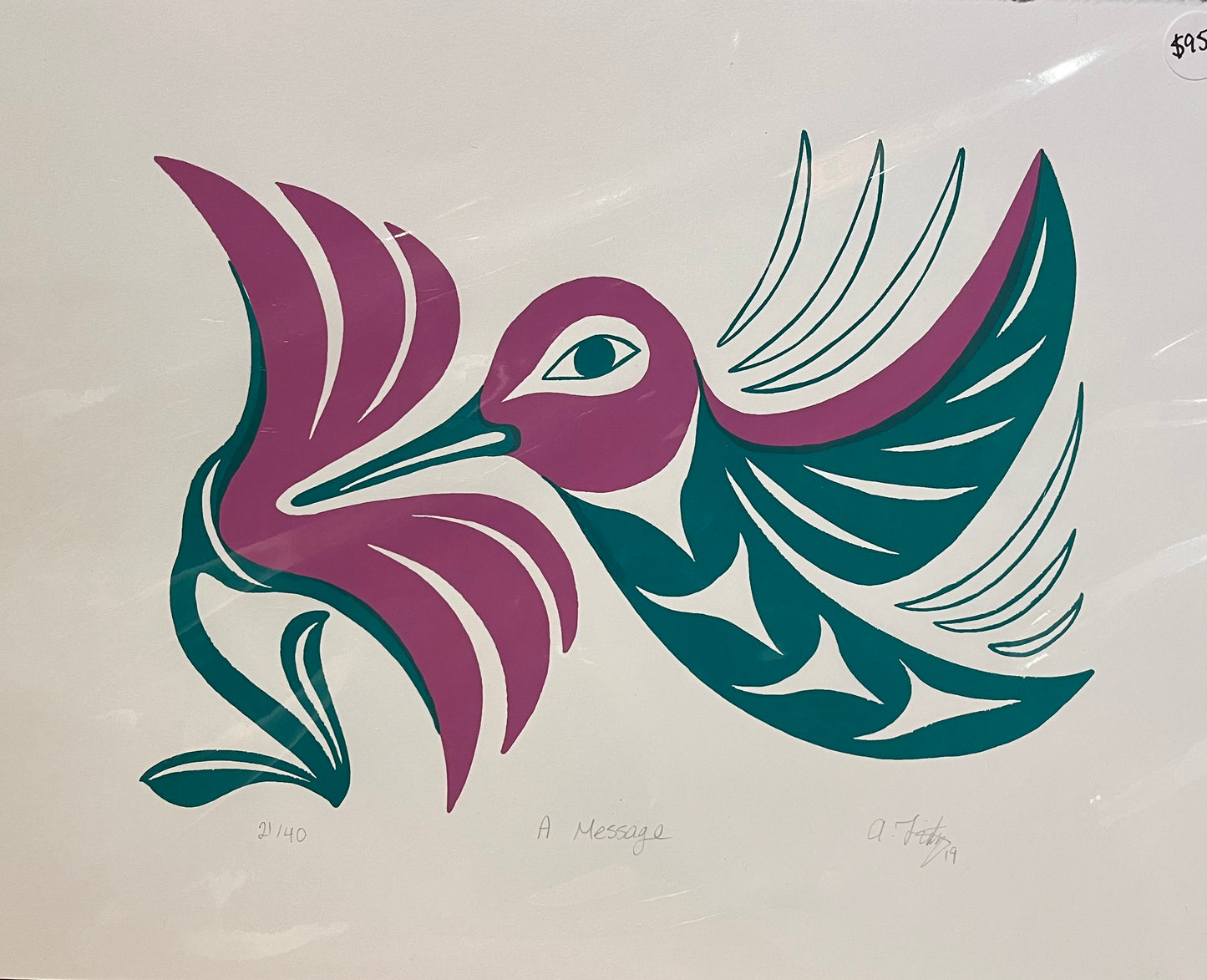 "A Message" Limited Edition Serigraph Print