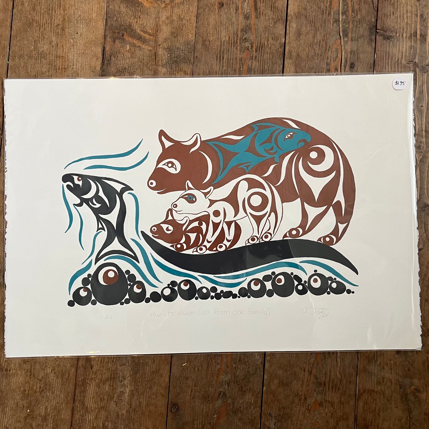 Hwhuts'ulwum (All From One Family) - Print - Andrea Fritz