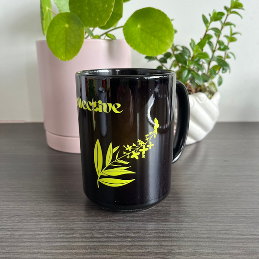 Aunty Collective Black Mug