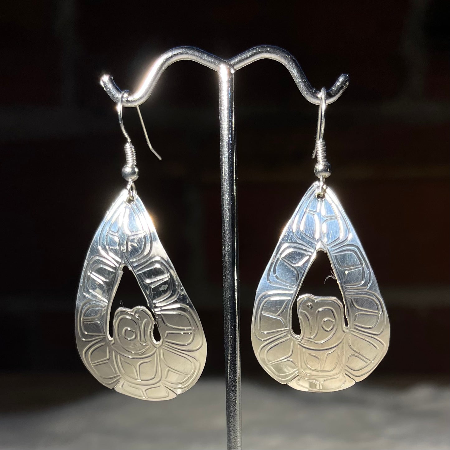 Carved Silver Thunderbird