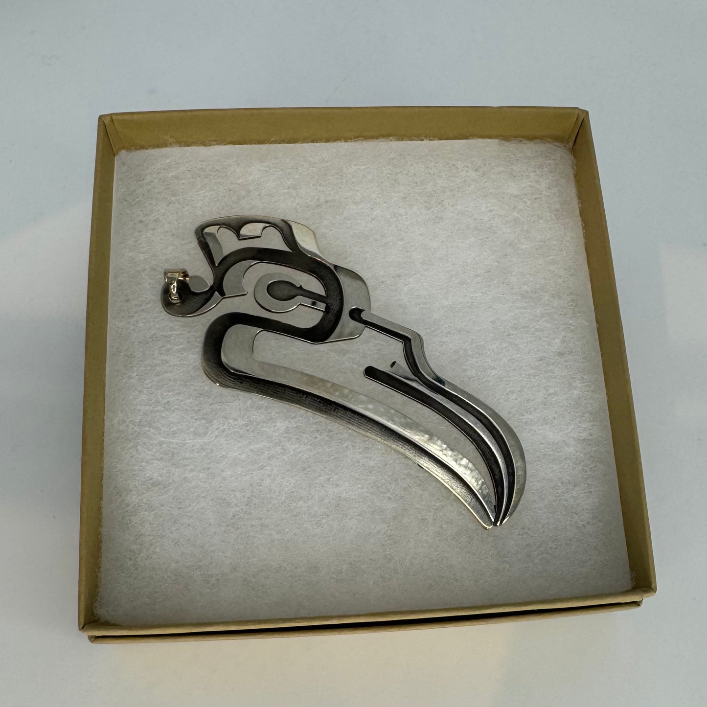 Mystical Raven Silver Pendant- Gina Mae Schubert