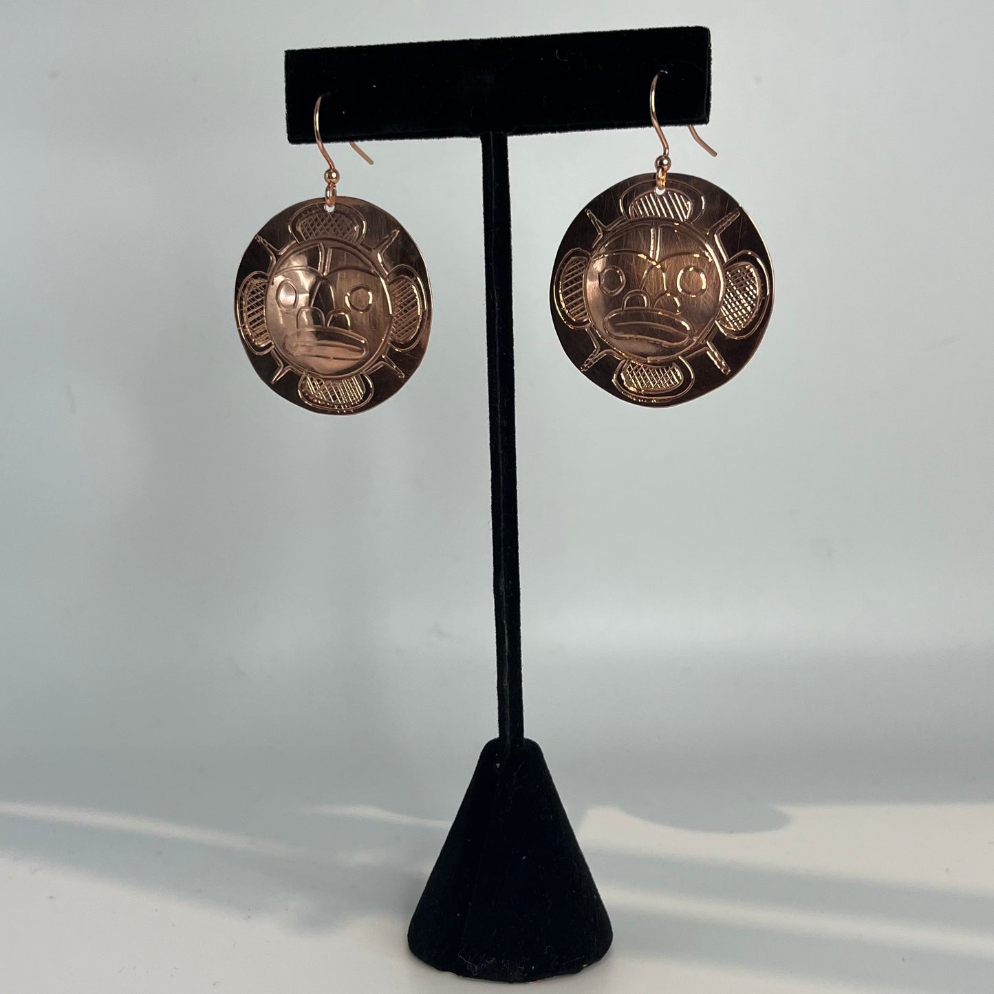 Copper Moon Earrings