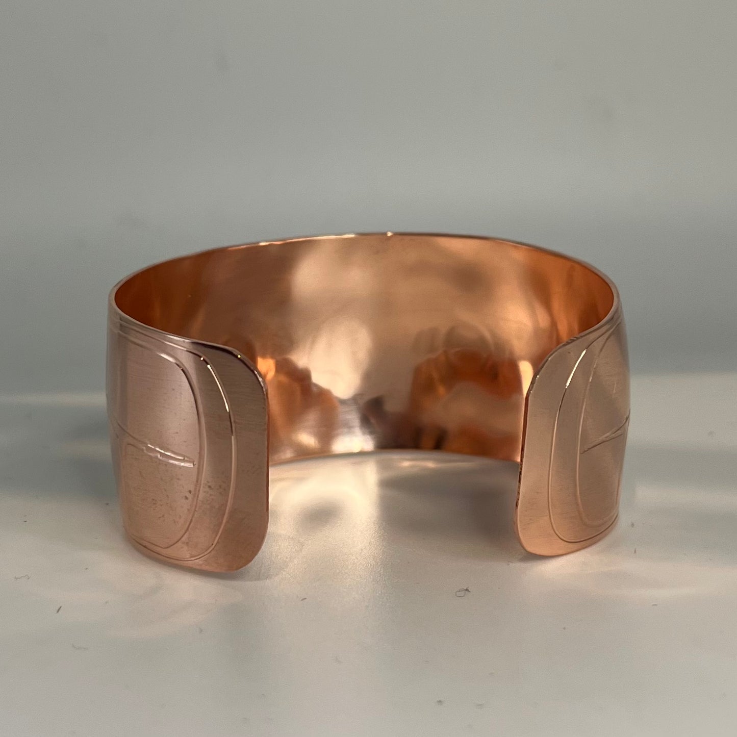 Medium Copper Owl Bracelet Cuff