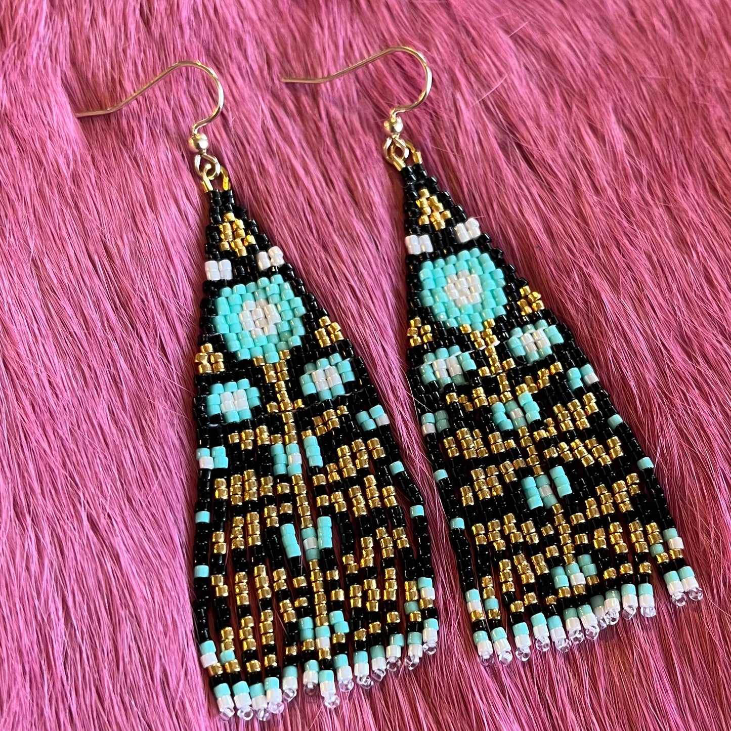 Flower Child Beaded Earrings
