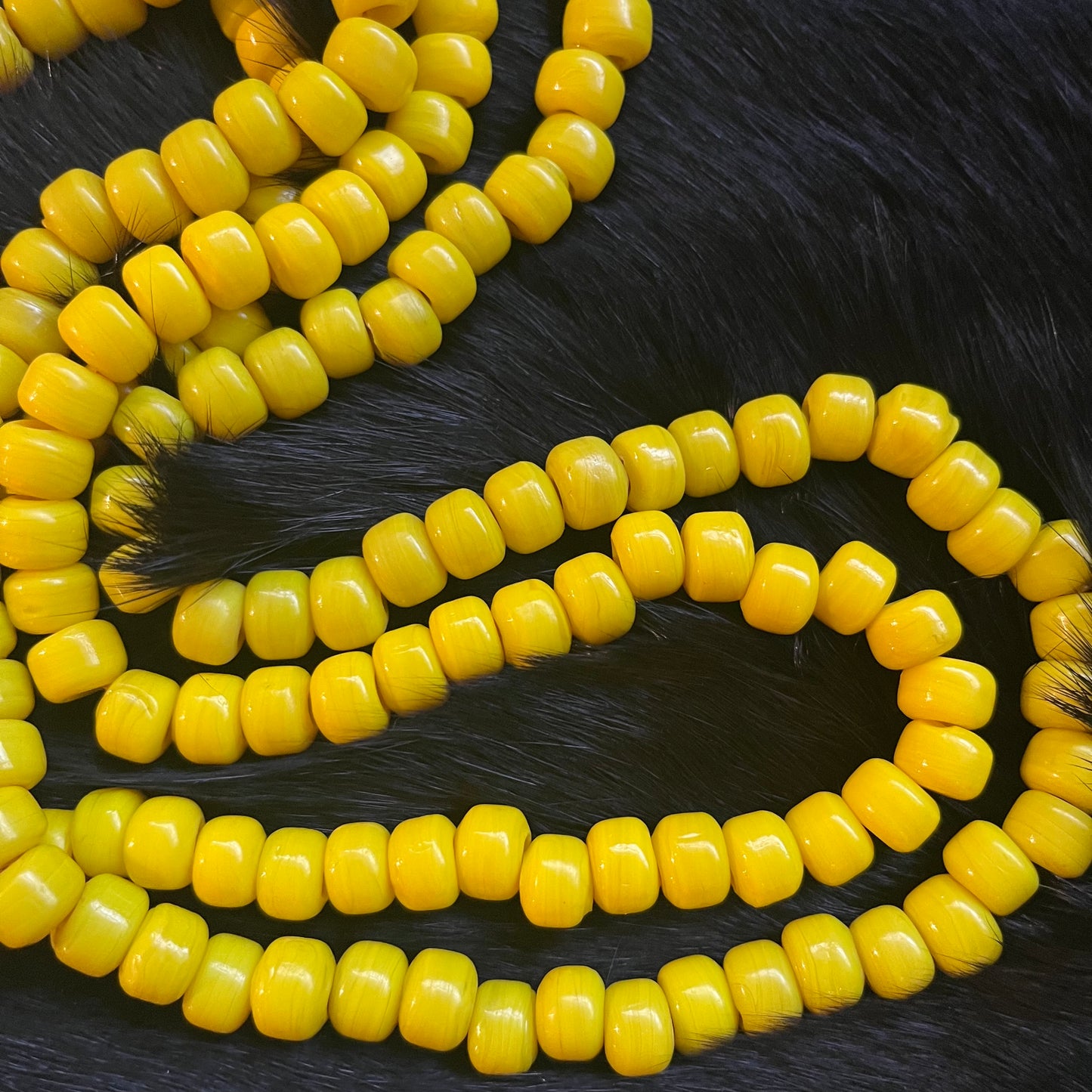 Glass Crow Beads- Variety Colours