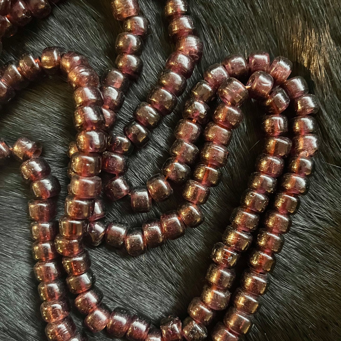 Glass Crow Beads- Variety Colours