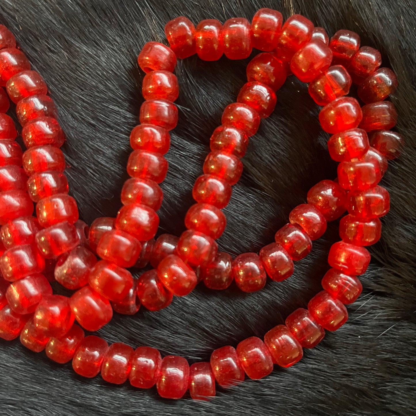 Glass Crow Beads- Variety Colours