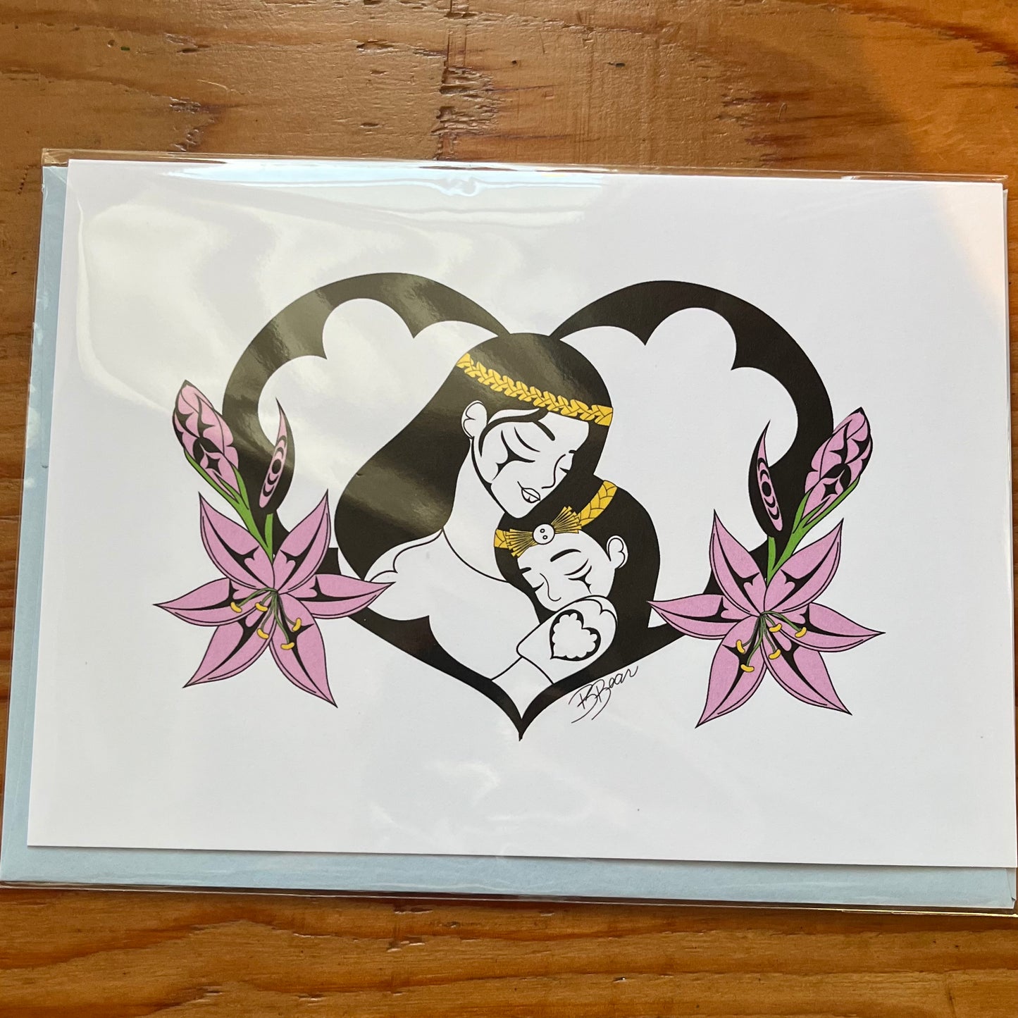 skʷeq̓əŋ - Flower Greeting Card