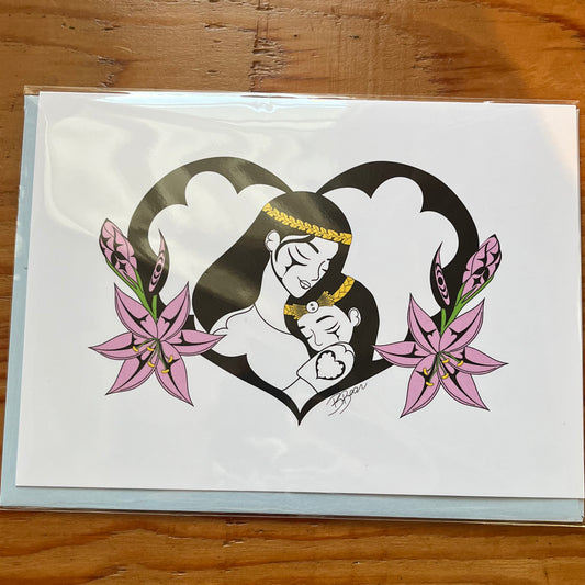 skʷeq̓əŋ - Flower Greeting Card