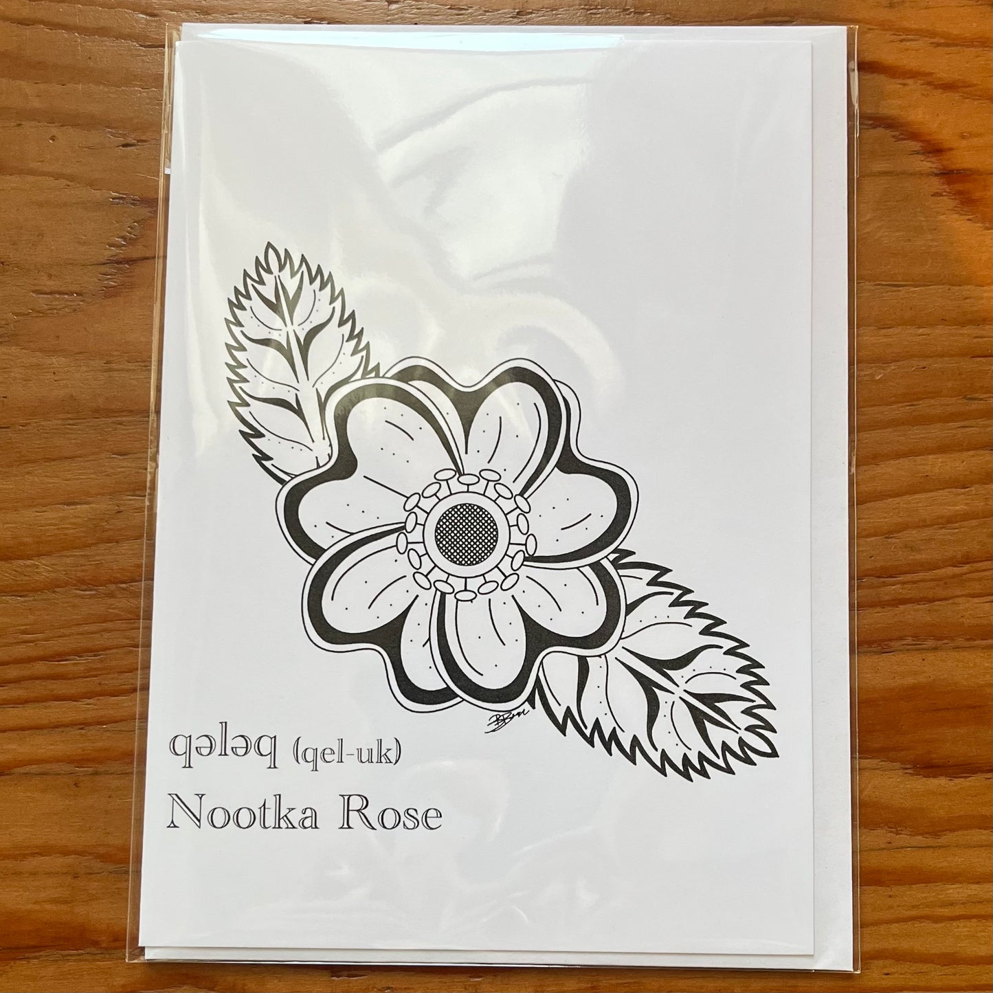 Nootka Rose Greeting Card
