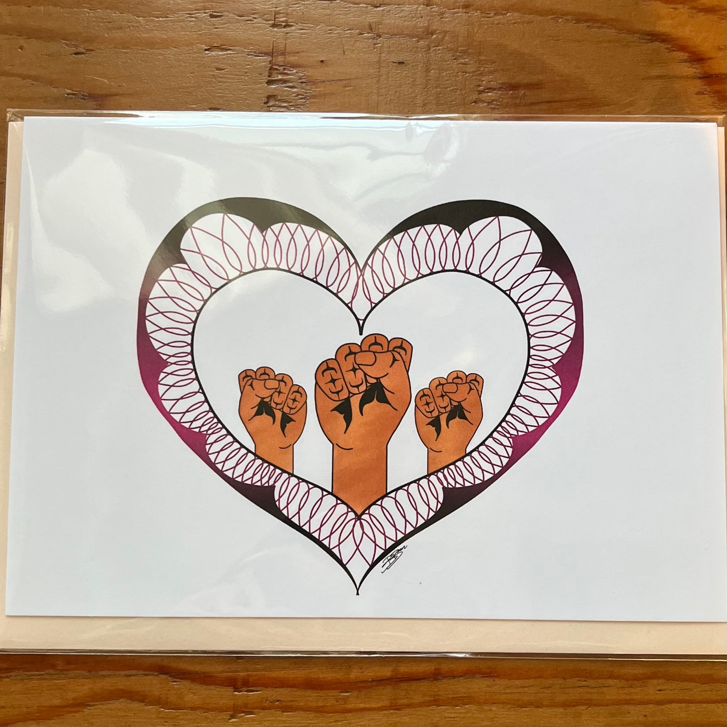 Resistance is Love Greeting Card