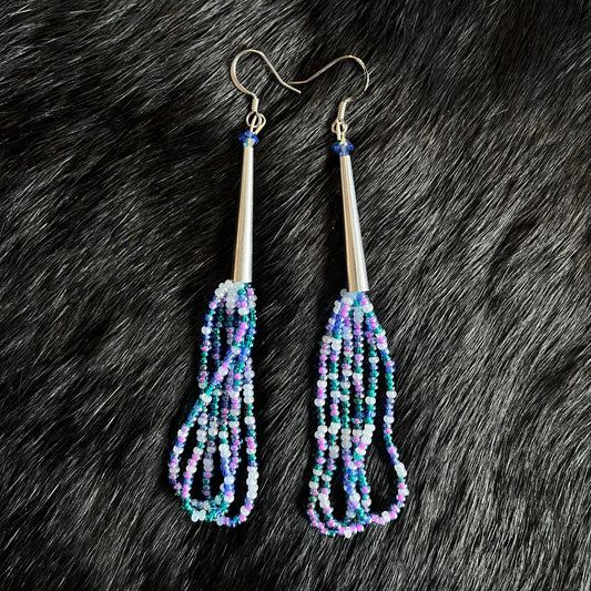 Bead Soup Cone Dangle Earrings