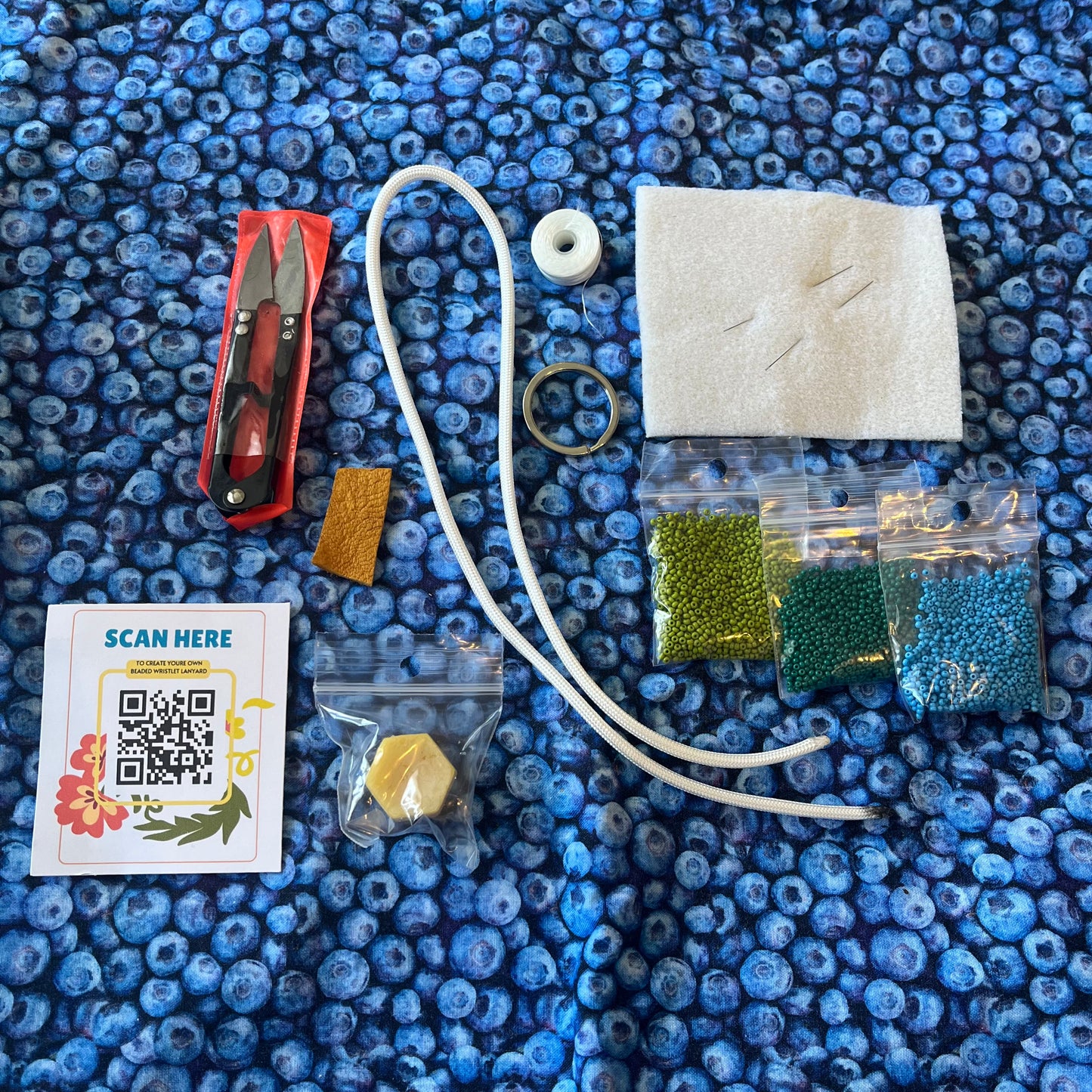 DIY Beaded Wristlet Lanyard Kits