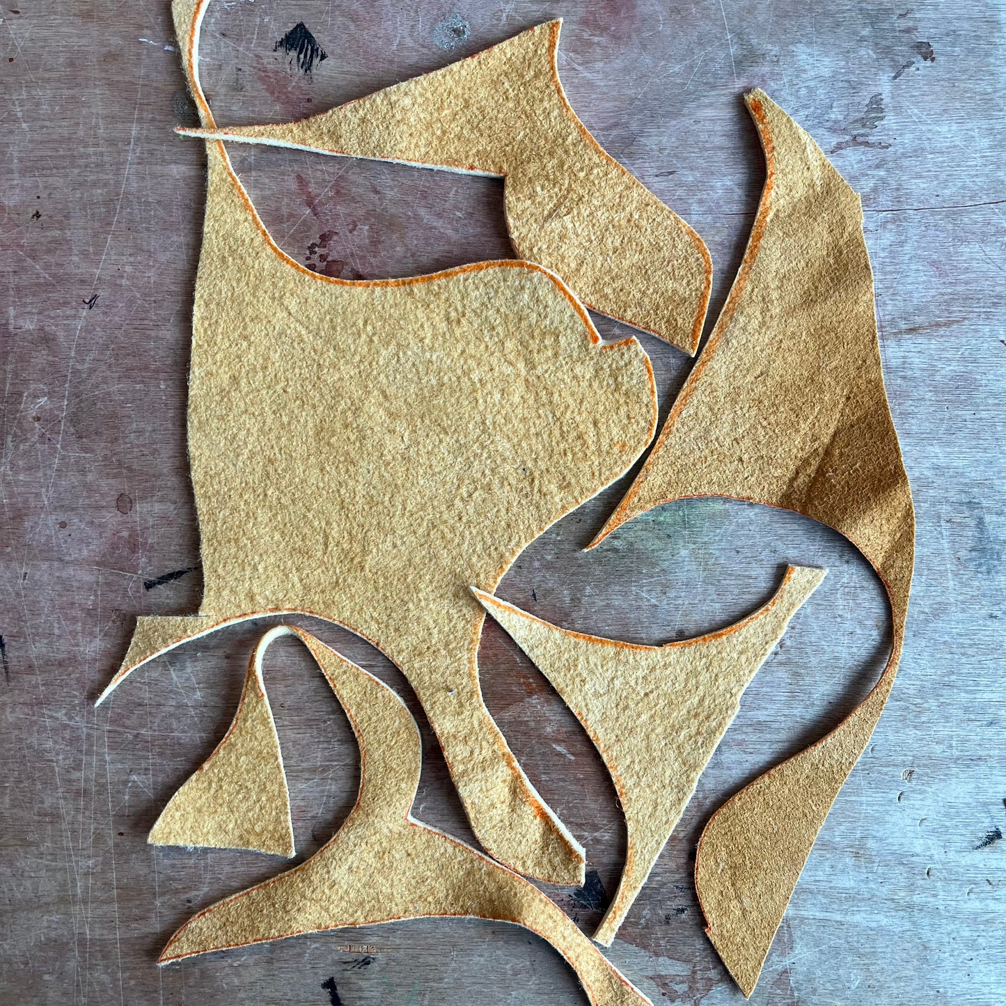 Scrap Smoked Deer Hide