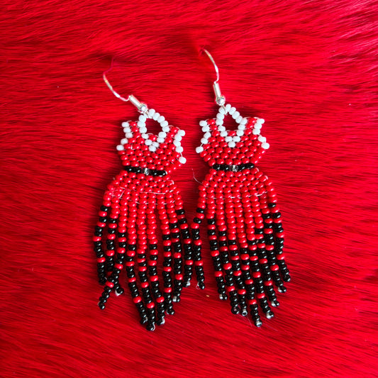 Red Dress Earrings