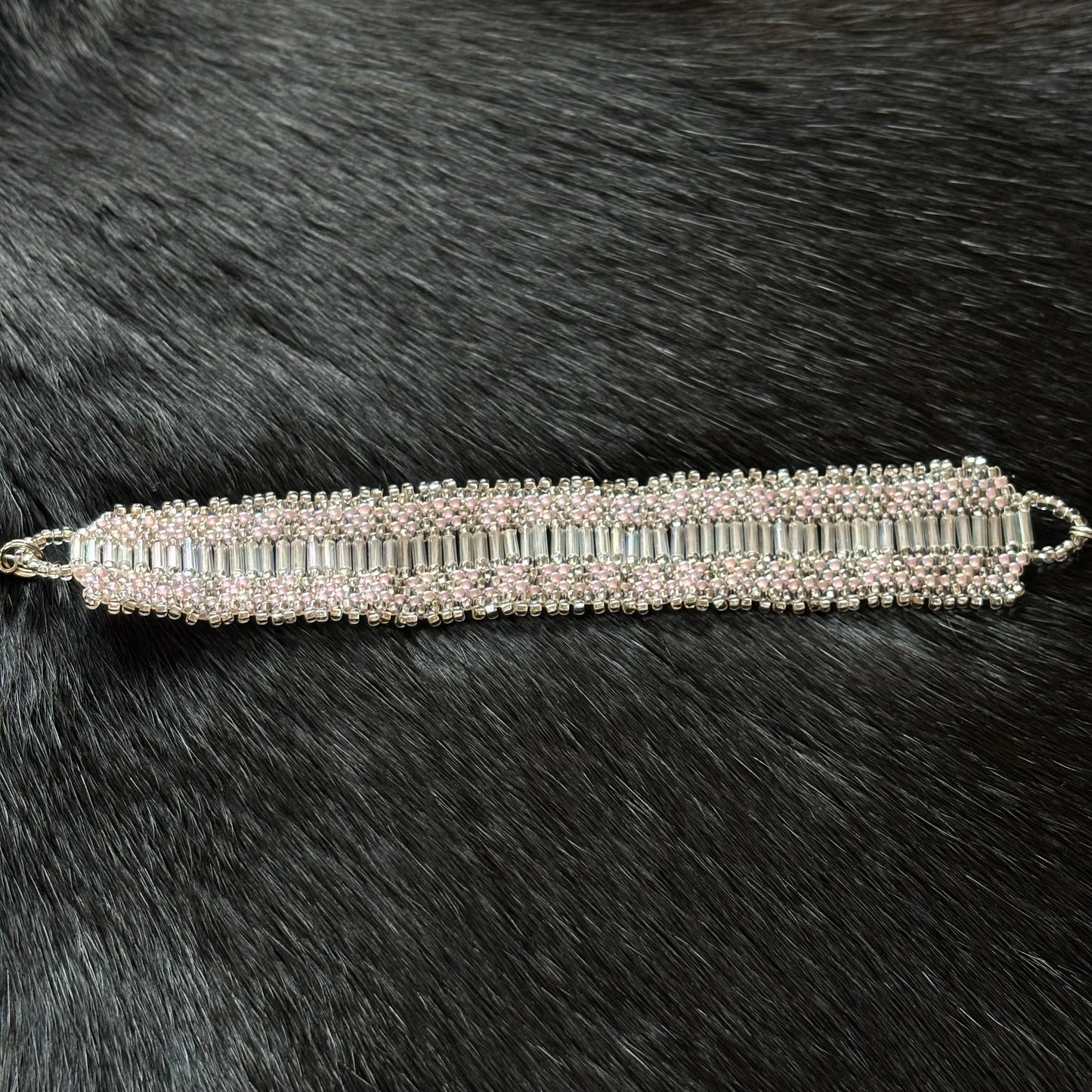 Baby Pink Beaded Bracelet