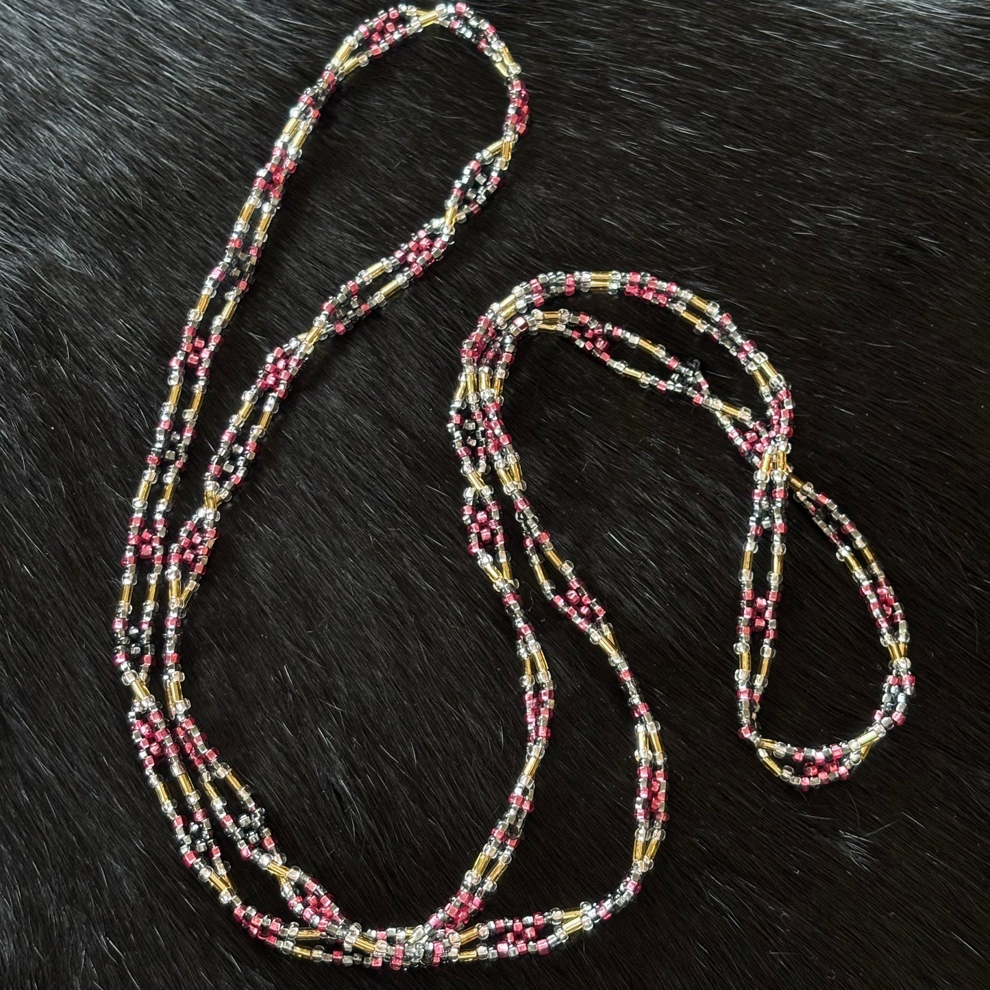 Pink Beaded Necklace