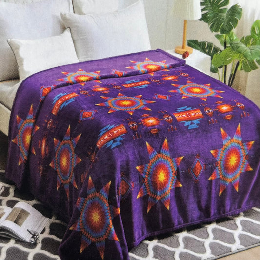 Star Burst Silk Touch Throw Blanket 60x80 | NuTrendz