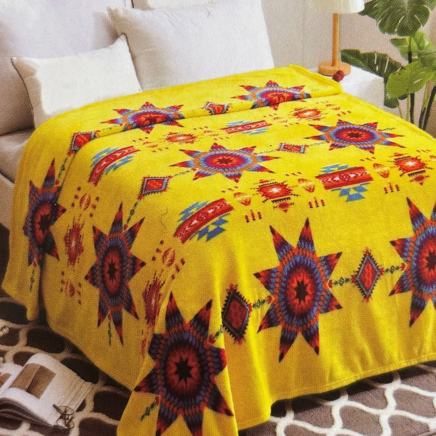 Star Burst Silk Touch Throw Blanket 60x80 | NuTrendz